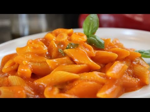 PENNETTE CREMA DI PEPERONI e PATATE pasta ai peperoni EFFETTO PATATA pasta ai peperoni