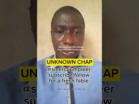 UNKNOWN CHAP: Life building fable @sieercuumpieer # #motivation #succees #life #funny #short