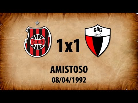G.E.Brasil 1x1 Guarany de Garibaldi - Amistoso 1992