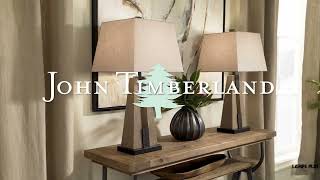 Watch A Video About the Mitchell Tapering Column USB Table Lamps Set of 2