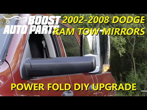 Full Tow Mirror Install: (2002-2008) Dodge Ram Tow Mirrors (Power Fold) - Boost Auto Parts