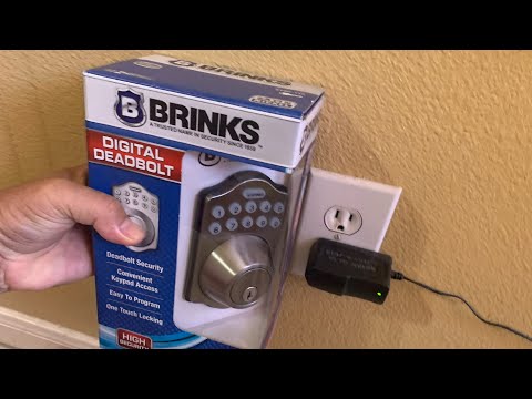 Brinks Digital Door Lock Battery Hack