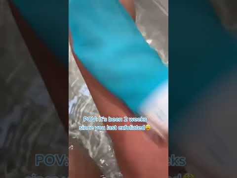 Feeling so energetic after a good scrub #exfoliate