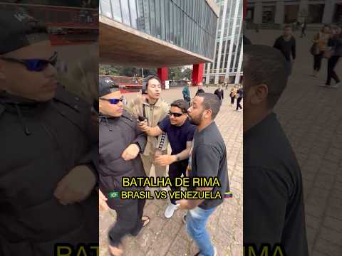 BATALHA DE RIMA  - BRASIL VS VENEZUELA !!! #fy #therocha.