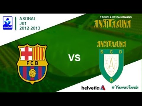ASOBAL - LIGA - J01 - Barcelona vs Helvetia Anaitasuna (2012-2013)