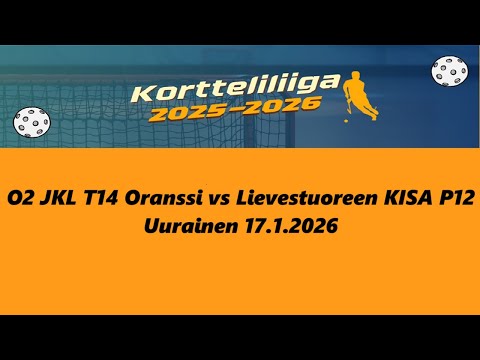 Keski-Suomen Kortteliliiga Uurainen 17.1.2026 O2 JKL T14 Oranssi vs Lievestuoreen KISA P12