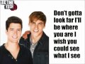 Big Time Rush-Invisible [Lyrics]