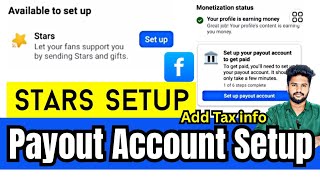 How to Set Up Facebook Stars | Add Payment Method on Facebook | Add Payout Account & Tax info