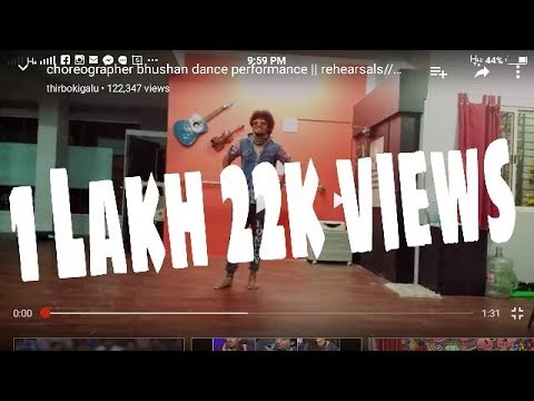 choreographer bhushan dance performance || rehearsals// music video //micheal jackson moves