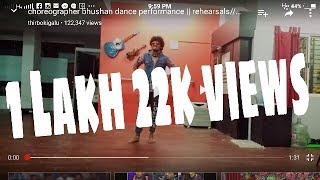 choreographer bhushan dance performance || rehearsals// music video //micheal jackson moves