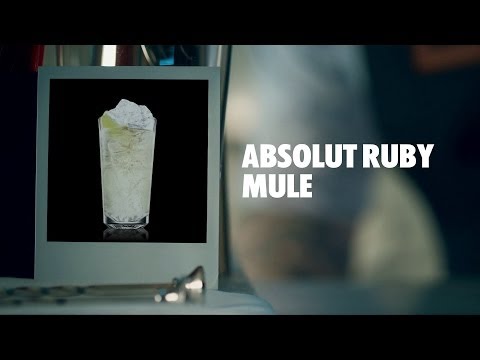 ABSOLUT RUBY MULE DRINK RECIPE - HOW TO MIX