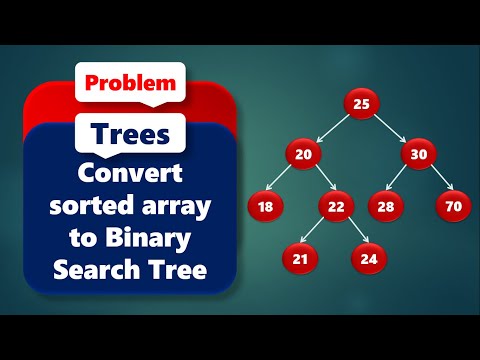 Convert Sorted Array to BST | Leetcode - 108 | Trees #14