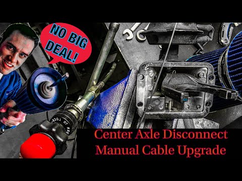 Dodge / Jeep Center Axle Disconnect Manual Mod | Vernier Locking Cable Upgrade