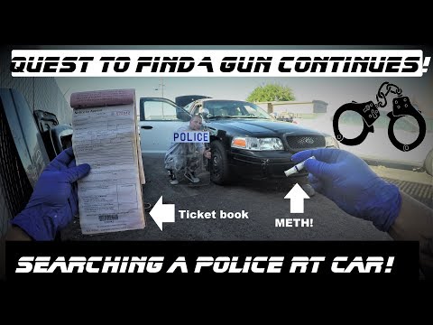 Searching A Police Car Found Meth! & Ticketbook Ford Crown Victoria Interceptor Round 2 Video