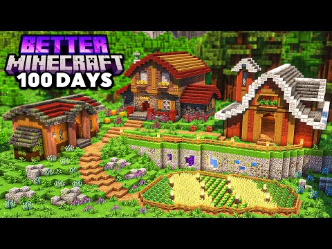 I Survived 100 Days in BETTER Minecraft Hardcore