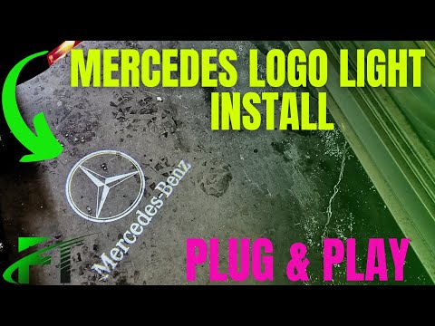 How to Install Mercedes Logo Courtesy Welcome Lights - Crystal Clear Projection for All Models!