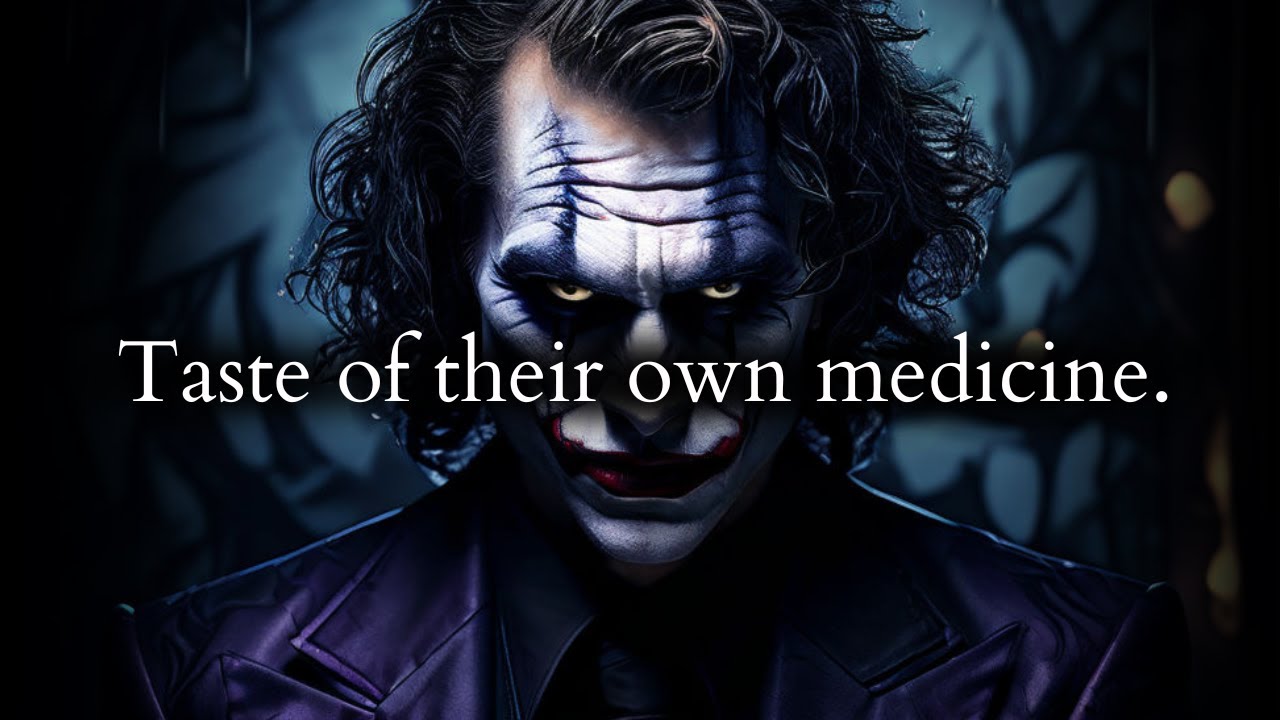 It's time to give them the taste of their own medicine - Joker Speech (Powerful)