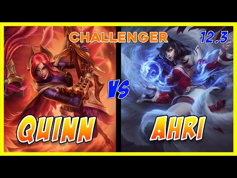 Quinn MID vs Ahri | Challenger | Patch 12.3 | League of Legends Pro Player Replay