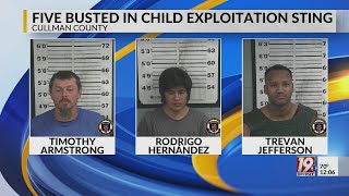 Five busted in child exploitation sting in Cullman County | March 2, 2026 | News 19 at Noon