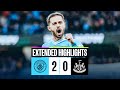 Man City 2-0 Newcastle | FA Cup Extended Highlights | Bernardo Goals send City to Wembley!