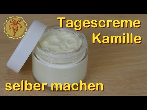 Tagescreme Kamille selber machen - für unreine, fette und Misch-Haut