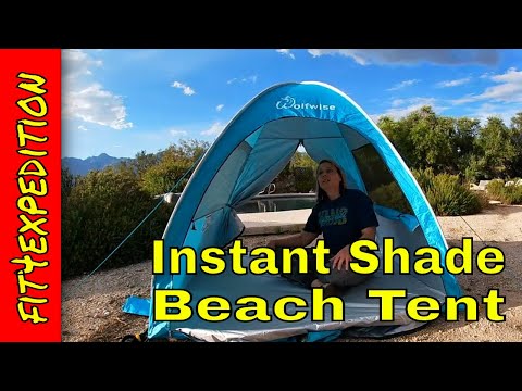 Product Review | WolfWise Beach Tent is a great option for instant shade