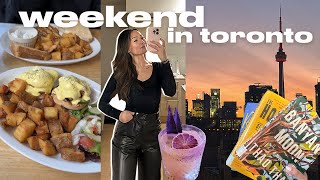 weekend vlog | date night, library day & exploring downtown toronto