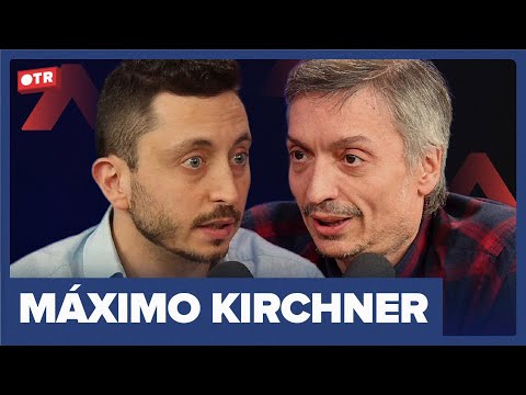 Máximo Kirchner con Iván Schargrodsky en #OnTheRecord