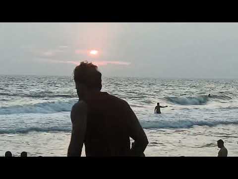 Varkala beach at Kerala