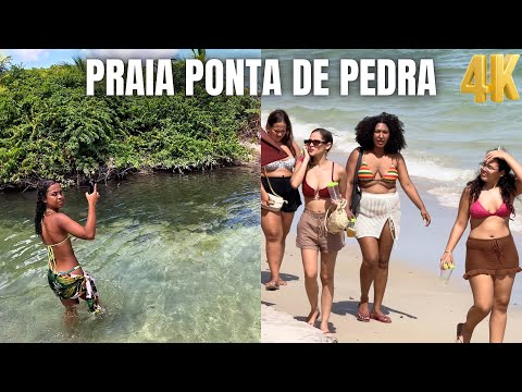 PRAIA PONTA de PEDRA GOIANA PE AQUI É DIFERENTE ￼