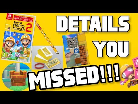Details you missed in the Super Mario Maker 2 Trailer!