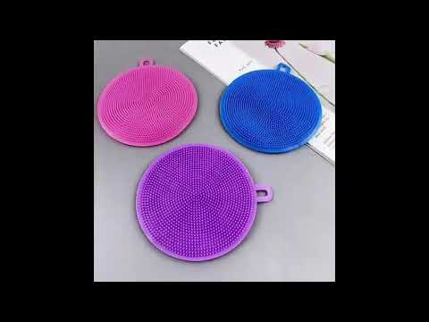 Универсальные щетки для уборки/мытья посуды SiliFlok, разноцветные, набор из 10 штук - фото 1 - id-p2620735965