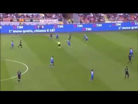 Milan  -  Sassuolo  - 4 - 3   Highlights  2016/2017 Serie  A Tim  (Pellegatti  Rimonta!!!)