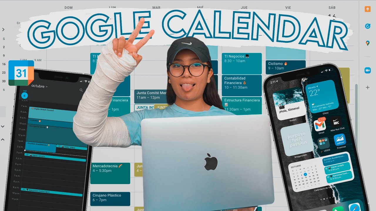 google calendar para estudiantes 📆l colores + organización + tutorial