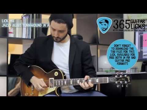 Lick 193/365 - Jazzy Blues Turnaround in A | 365 Guitar Licks Project