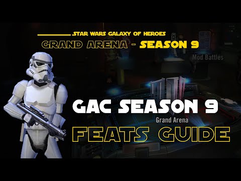 GAC Season 9 feats and 3v3 counters are now live at SWGOH-4 Life!