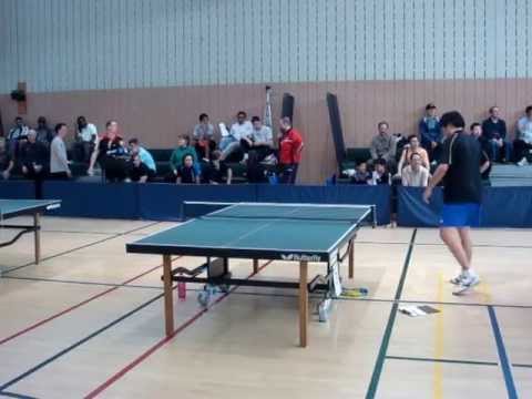 VS Wang Qing Liang(2600 chopper) part 2 #2. Semi-final Potomac spring 2013