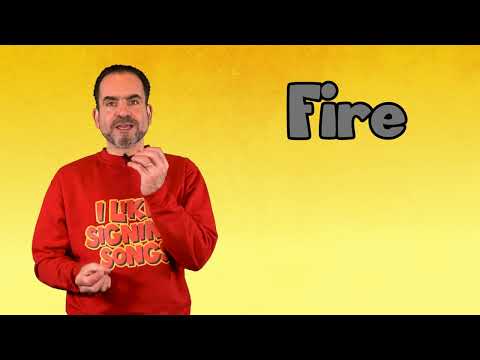 How to Sign Fire in BSL