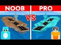 NOOB Vs PRO AIRCRAFT CARRIER Build Challenge In Minecraft