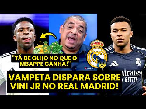 “EU FALO! ISSO É BRIGA pro VINICIUS JÚNIOR GANHAR o que o MBAPPÉ GANHA no REAL MADRID!” | VAMPETA
