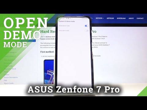 How to Run Demo Mode in ASUS Zenfone 7 Pro - Access Developer Options