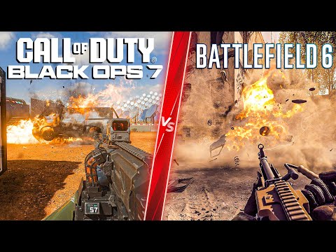 Call of Duty Black Ops 7 vs Battlefield 6 - Direct Comparison! Attention to Detail & Graphics! PC 4K
