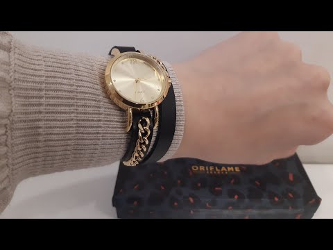 Обзор часов с ремешком вокруг запястья 38280 Oriflame 1 каталог 2020