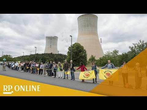 Protest: 90 Kilometer lange Menschenkette von Aachen nach Tihange