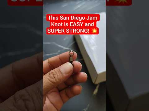 🔥 San Diego Jam Knot | Easy & Effective Fishing Knot Tutorial #fishingknot #fishingtips