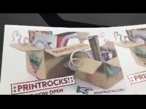 PrintROCKS 2015 Postcard Press Sheet