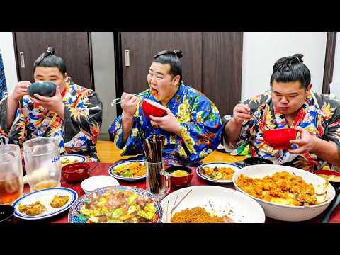 360-lb Sumo Wrestler's Food Heaven 🤯 Wagyu, Chicken & Tuna