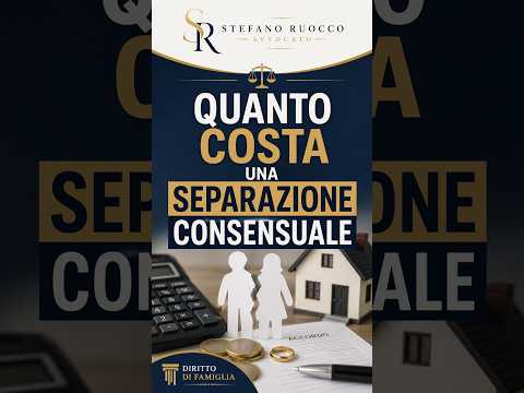 Quanto costa una separazione consensuale