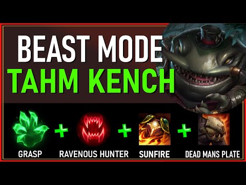 BEAST MODE TAHM KENCH TOP vs GNAR - LICK, STUN, REPEAT! - League of Legends