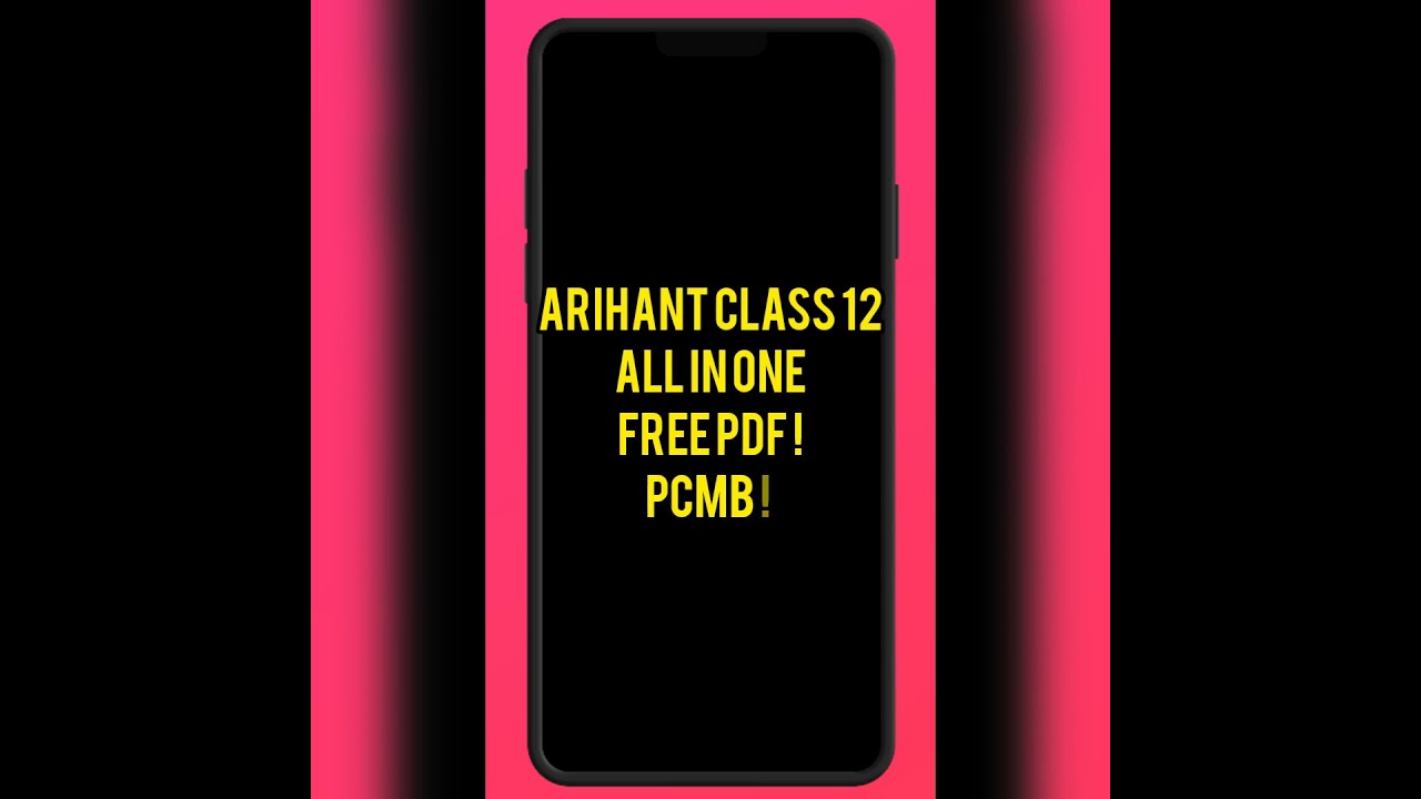 Class 12 Arihant All in one || Free pdf